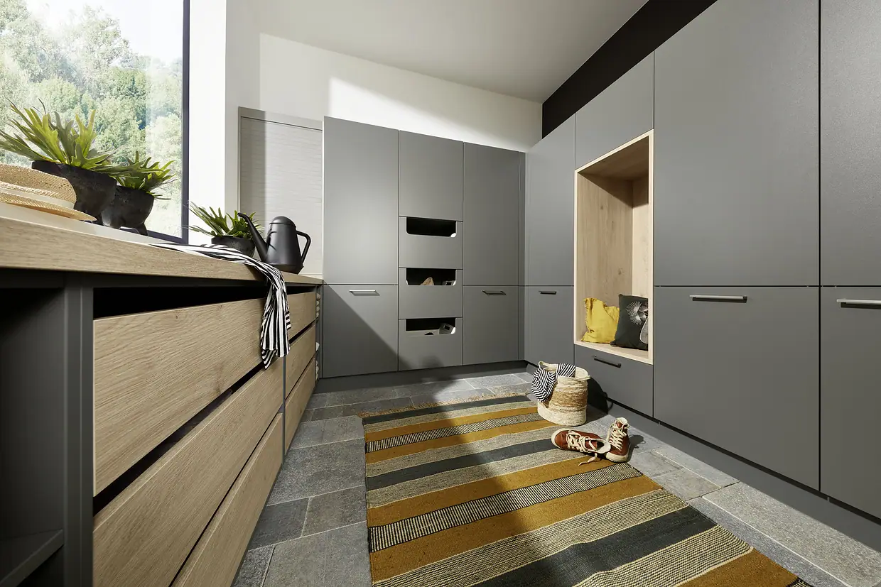 Laundry &amp; mudroom by Nolte