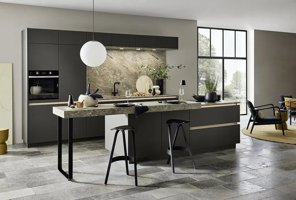 VELLUTO Graphite matt kitchen by Nolte