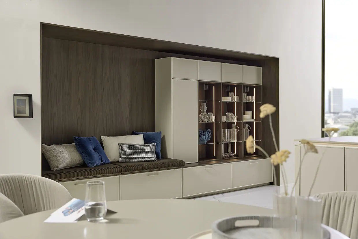 EVORA LACK Greige softmatt kitchen by Nolte