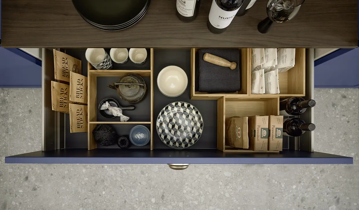 Nolte kitchen with blueberry fronts
