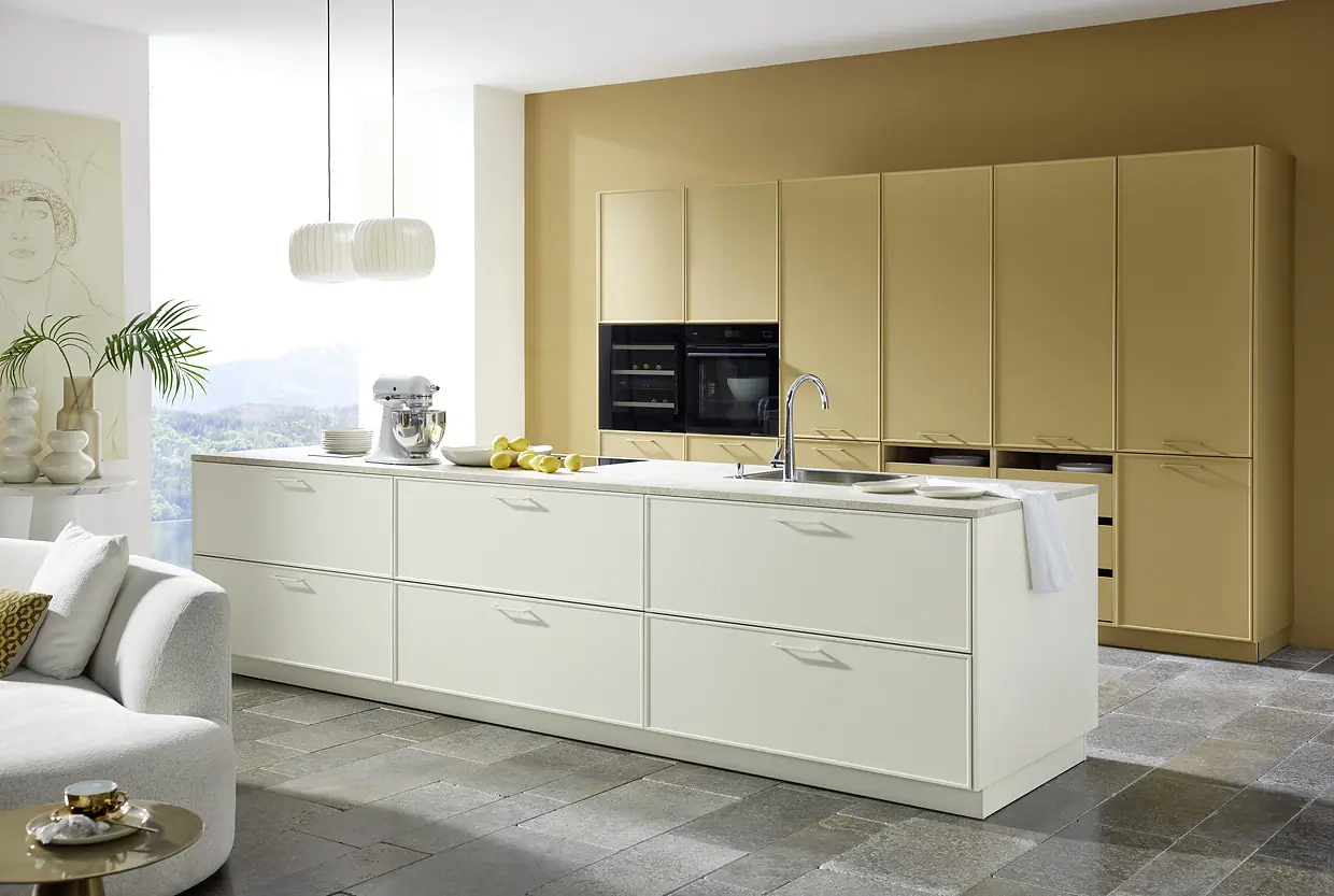 EVORA LACK Caramel · Magnolia kitchen by Nolte