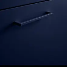 Deep blue matt lacquer