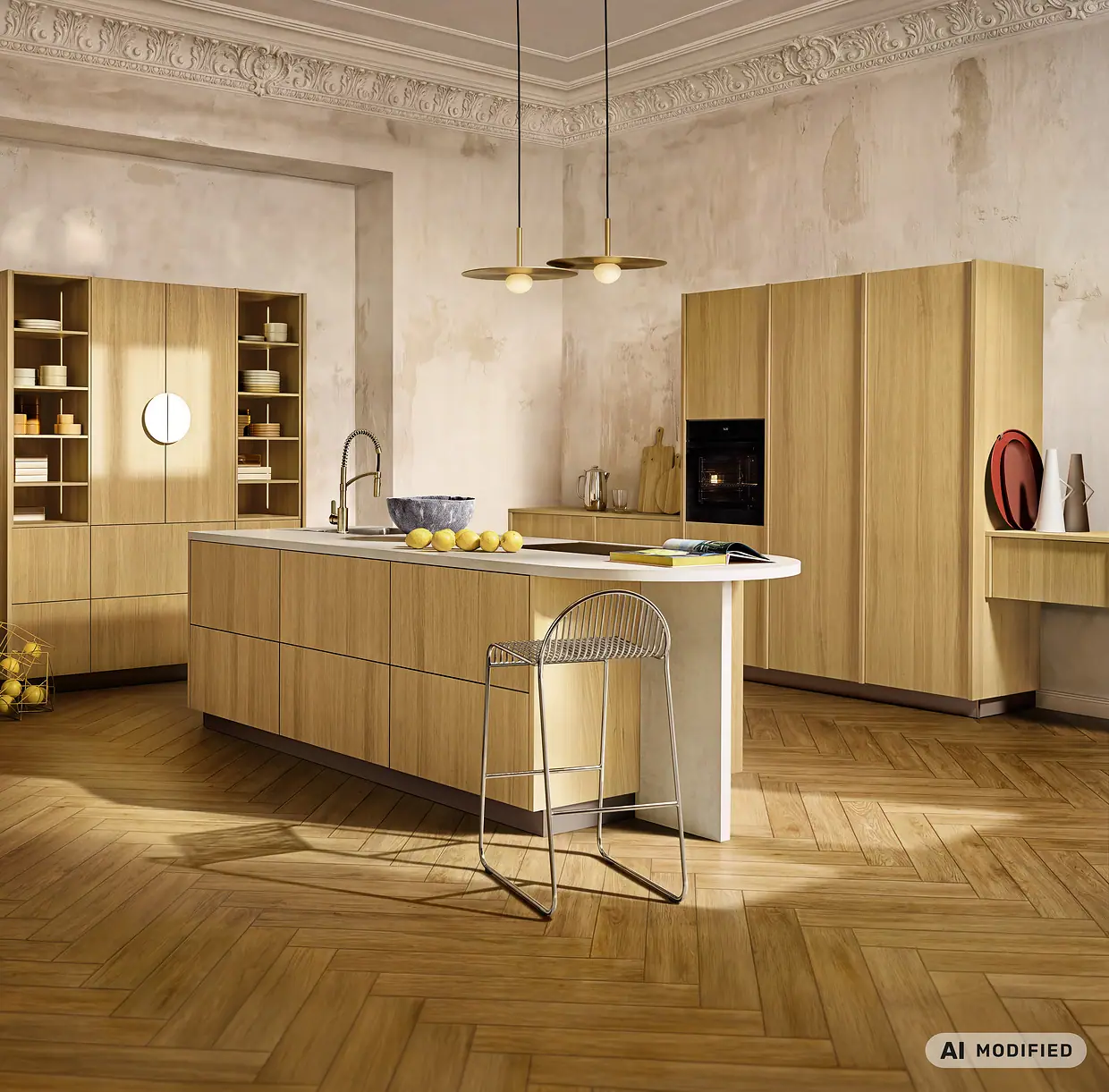 neoFLAT Oak Bianco kitchen by Nolte (nolteneo)