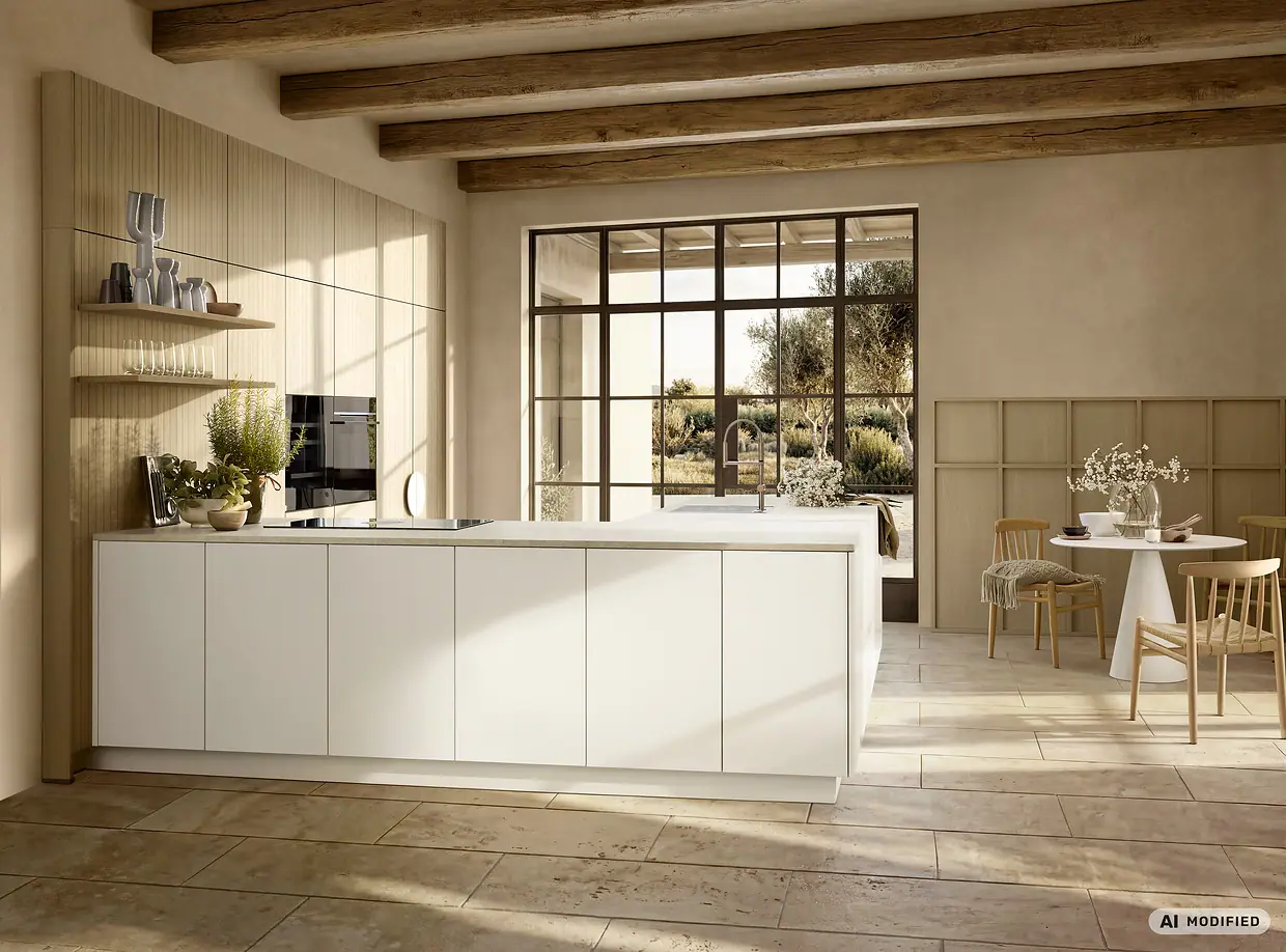 neoLINE Oak Bianco · PERFECT PLUS White kitchen by Nolte (nolteneo)