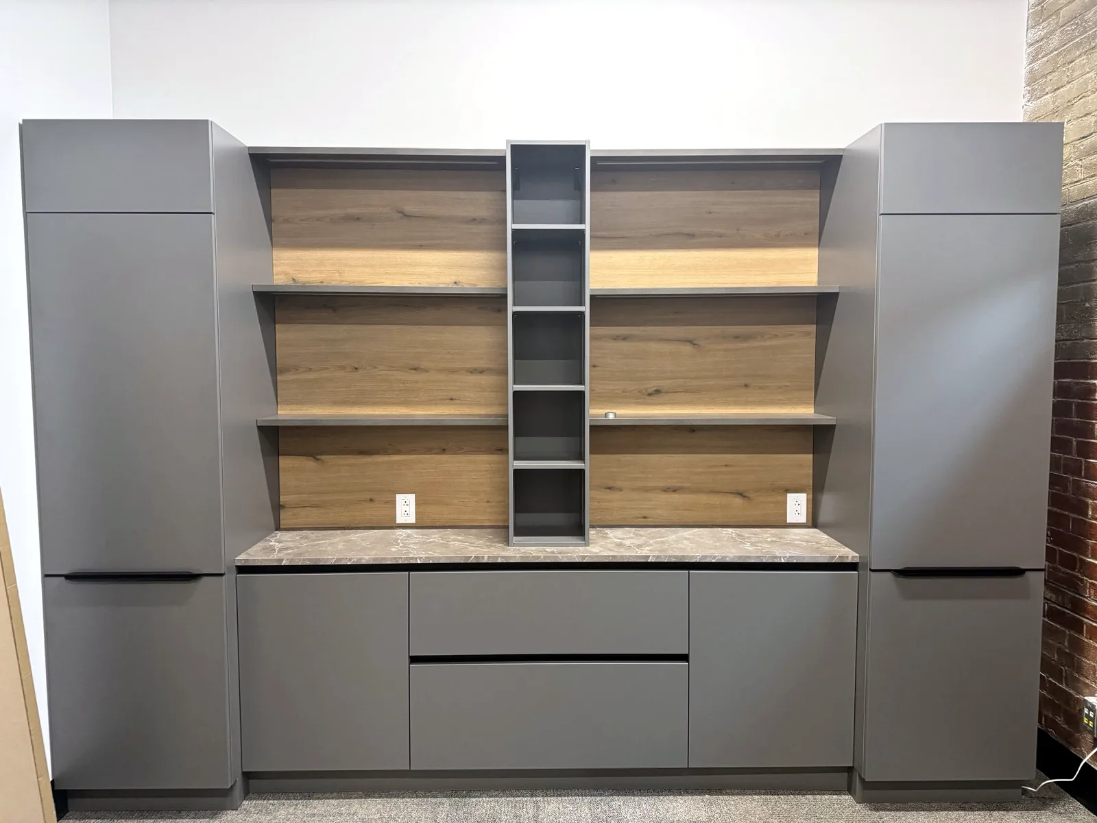 Nolte office cabinetry installed by bobi Kitchens